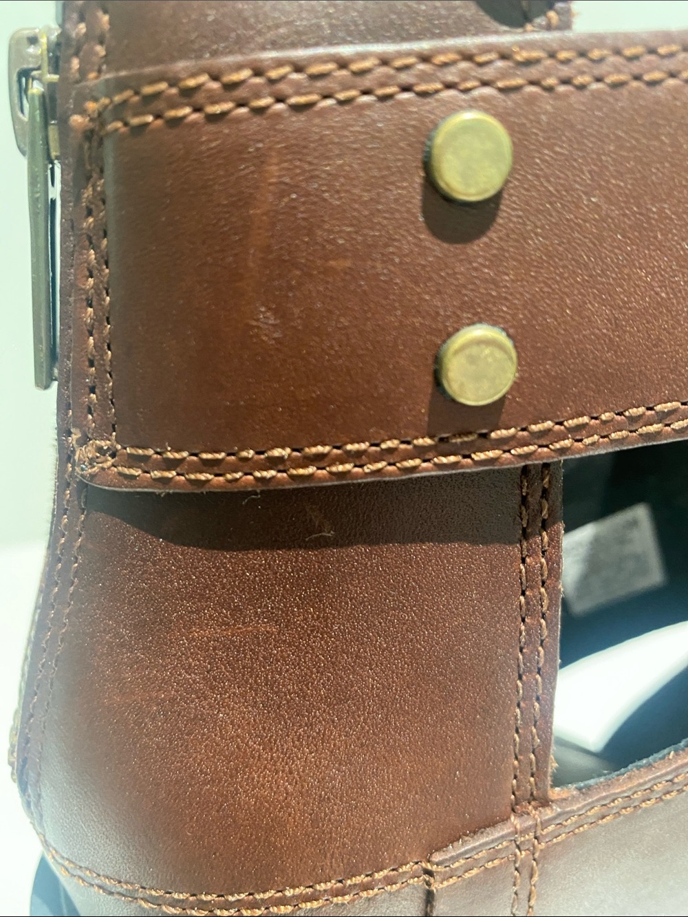 NEW Sorel Platform Shoes With Cut Outs Brown And Black. Size 8. - Picture 9 of 15